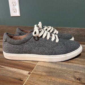J.Jill Gray Wool Lace-Up Sneakers Comfort Shoes Size 10